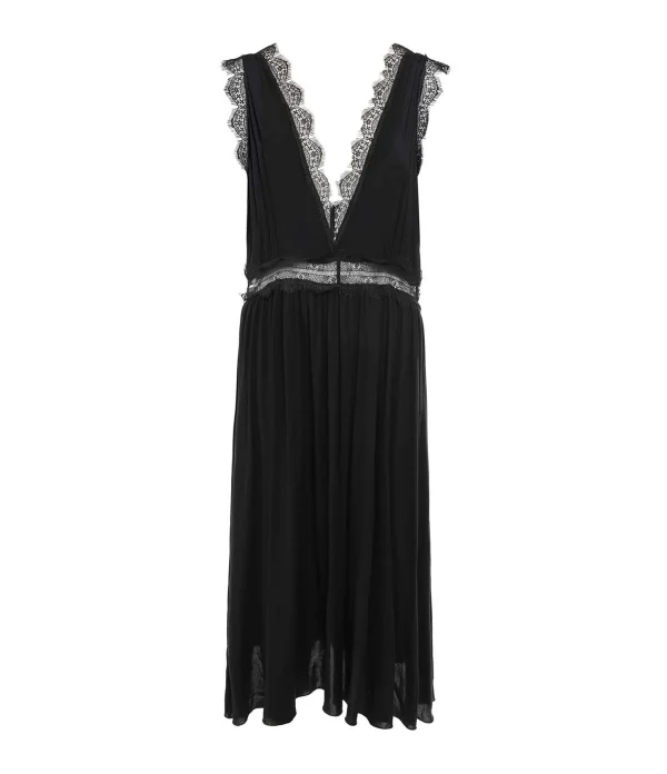 JEANNE VOULAND Robe Deva Dentelle Noir 1