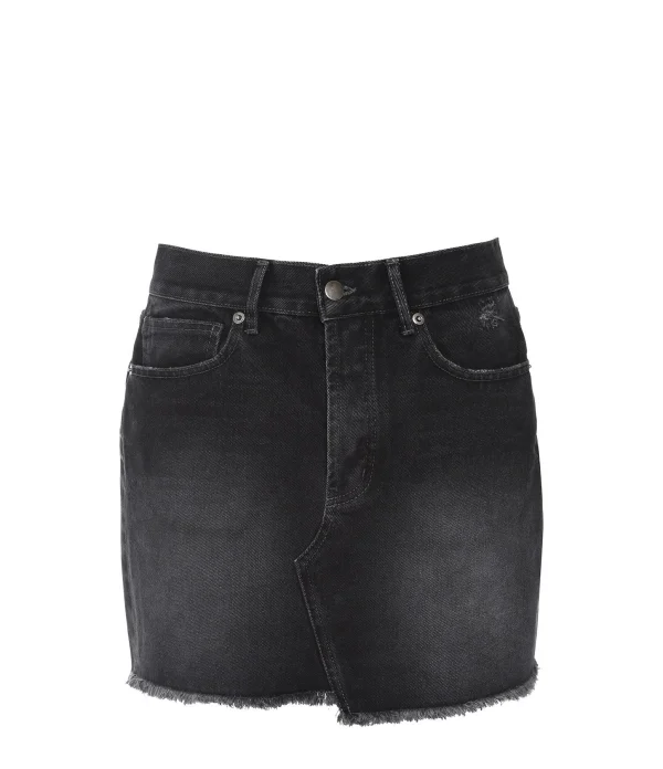 JEANNE VOULAND Jupe Callie Denim Noir 1