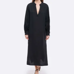 JEANNE VOULAND Robe Hadya Lin Noir 10