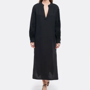 JEANNE VOULAND Robe Hadya Lin Noir 10