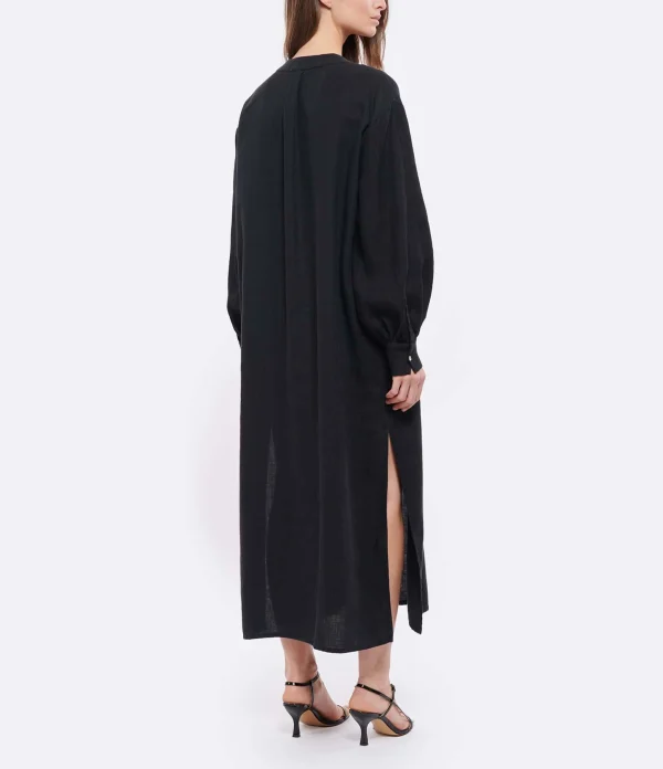 JEANNE VOULAND Robe Hadya Lin Noir 5