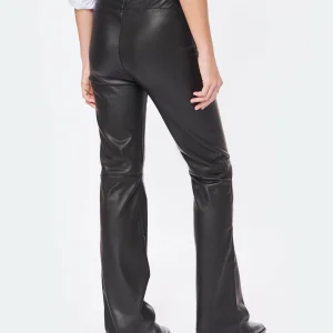 JEANNE VOULAND Pantalon Gill Simili Stretch Noir 19