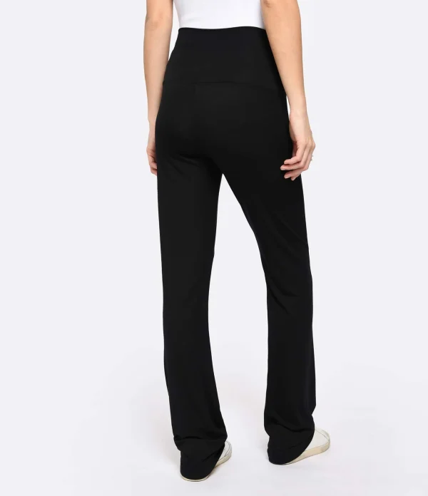 JEANNE VOULAND Pantalon Jade Jersey Noir 6