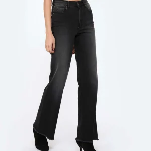 JEANNE VOULAND Jean Jilly Straight Denim Stone Noir 14