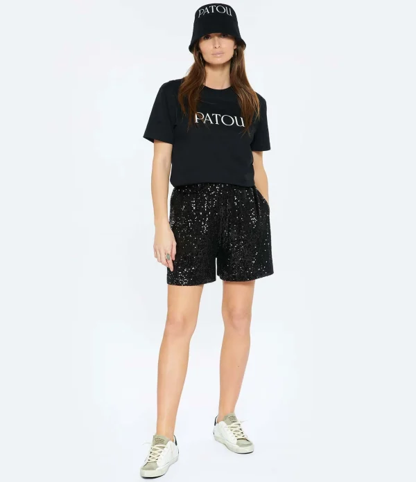 JEANNE VOULAND Short Jalla Sequins Noir 7