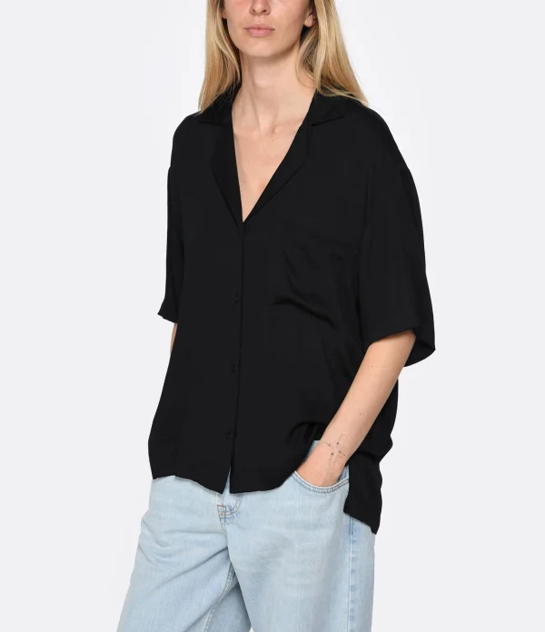 JEANNE VOULAND Chemise Jono Loose Noir 4