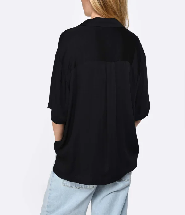 JEANNE VOULAND Chemise Jono Loose Noir 5