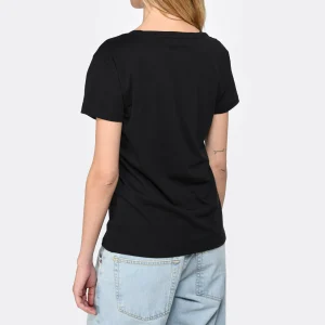 JEANNE VOULAND Tee-shirt Bobby V Coton Pima Noir 15