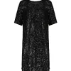 JEANNE VOULAND Robe Gala Sequin Noir 13