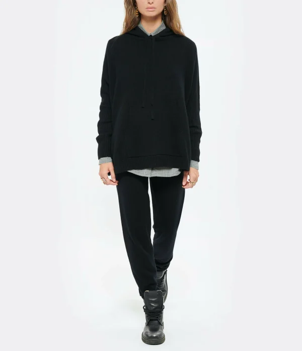 Kujten Sweatshirt Reena Oversize Cachemire Noir 7