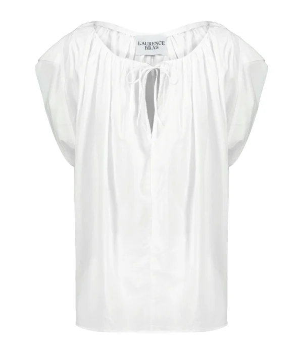 Laurence Bras Chemise Daffodil Coton Blanc 1