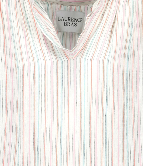 Laurence Bras Chemise Juul Lin Rayures Multicolore 3