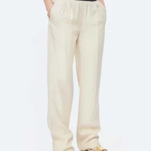 LOULOU STUDIO Pantalon Takaroa Lin Beige 15