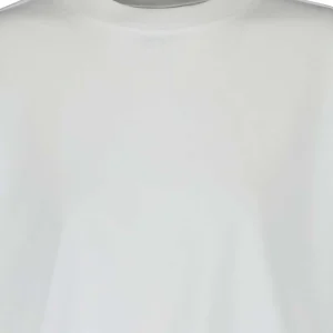 LOULOU STUDIO Tee-shirt Court Gupo Coton Blanc 10