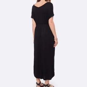 MAEVY MOUVEMENT LIBRE Robe Margo Bambou Noir 12