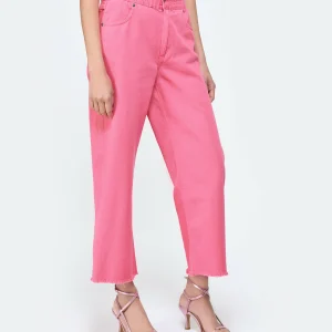 MAEVY MOUVEMENT LIBRE Pantalon Denim Rose Barbie 13