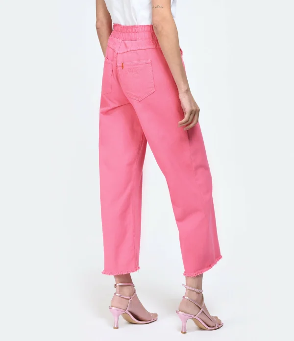 MAEVY MOUVEMENT LIBRE Pantalon Denim Rose Barbie 6