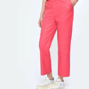 MAEVY MOUVEMENT LIBRE Pantalon Pantavegan Cuir Vegan Fraise 13