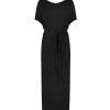 MAEVY MOUVEMENT LIBRE Robe Margo Bambou Noir 16