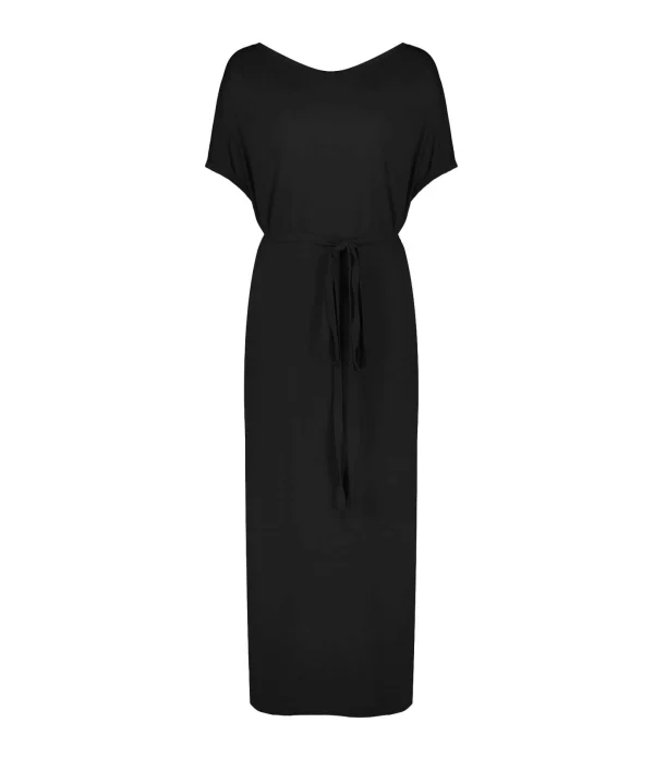 MAEVY MOUVEMENT LIBRE Robe Margo Bambou Noir 1