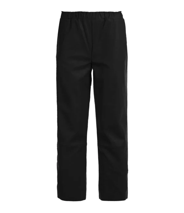 MAEVY MOUVEMENT LIBRE Pantalon Pantavegan Cuir Vegan Noir 1