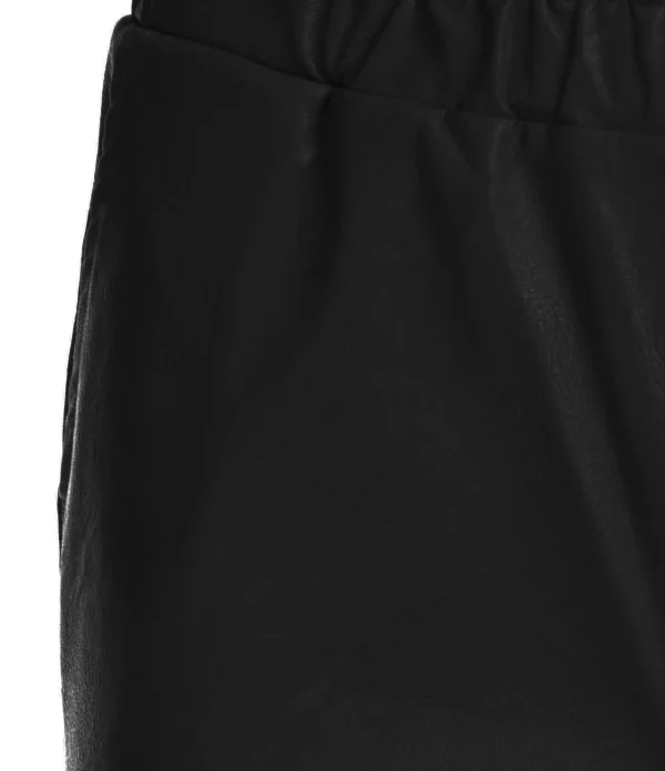 MAEVY MOUVEMENT LIBRE Pantalon Pantavegan Cuir Vegan Noir 3