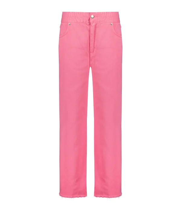 MAEVY MOUVEMENT LIBRE Pantalon Denim Rose Barbie 1