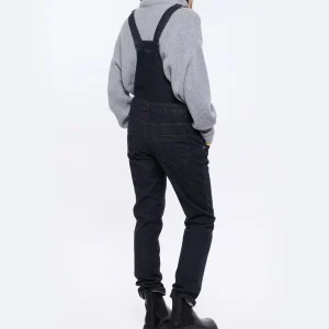 MAISON STANDARDS Salopette Bérénice Denim Noir 12