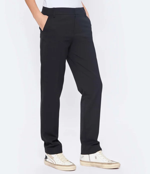 MAISON STANDARDS Pantalon Darius Laine Noir 5