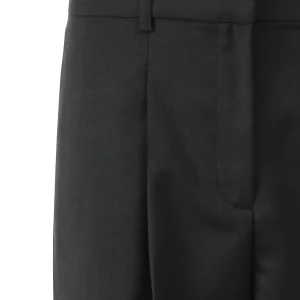 MAISON STANDARDS Pantalon à Pinces Laine Noir 9