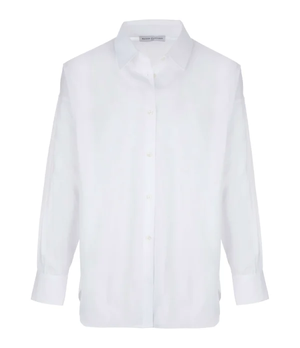 MAISON STANDARDS Chemise Oversize Linda Blanc 1