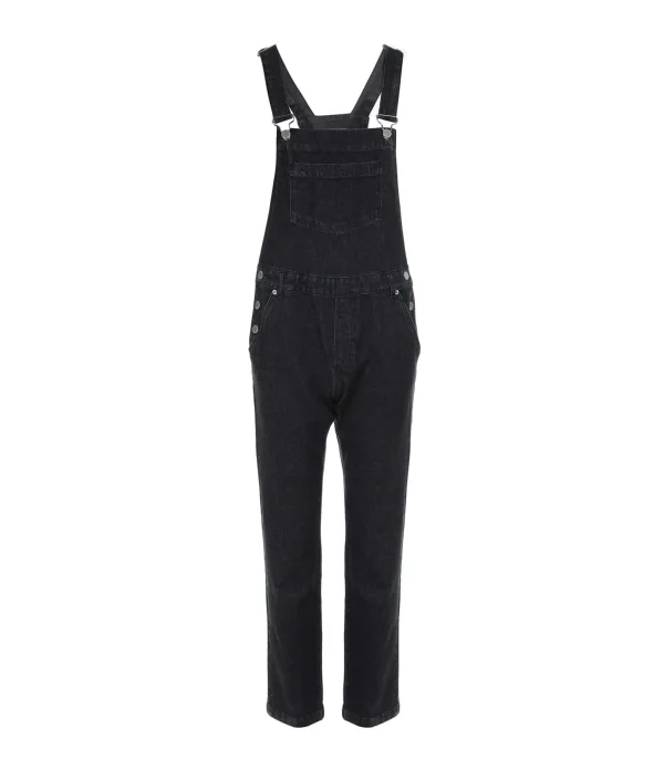 MAISON STANDARDS Salopette Bérénice Denim Noir 1