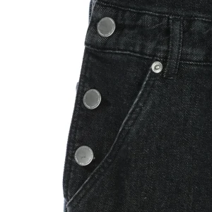 MAISON STANDARDS Salopette Bérénice Denim Noir 8