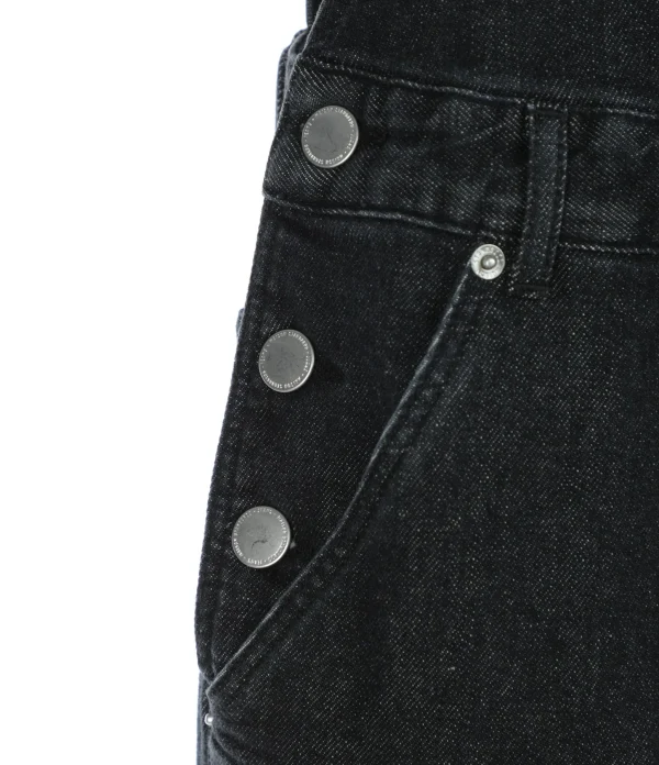 MAISON STANDARDS Salopette Bérénice Denim Noir 3