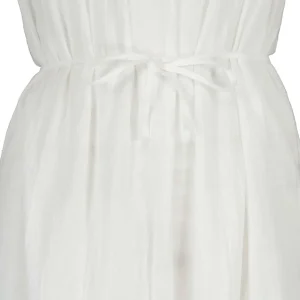 MAISON SAINT JULIEN Robe Palm Coton Blanc 8