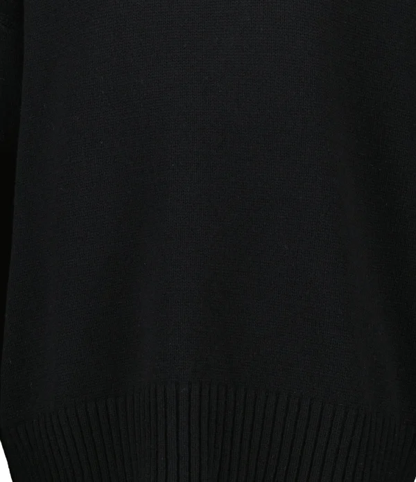 MAISON STANDARDS Pull Col Roulé Eugénie Noir 3