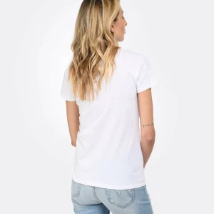 MAJESTIC FILATURES Tee-shirt Jamie Col Rond Coton Blanc 14