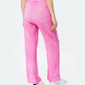 MAJESTIC FILATURES Pantalon Lin Flamingo 15