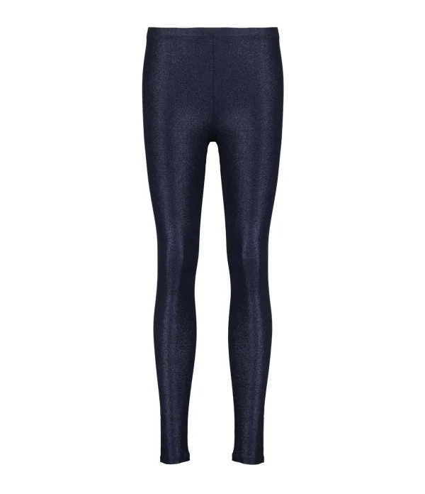 MAJESTIC FILATURES Legging Métallique Navy 1