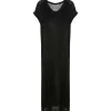 MAJESTIC FILATURES Robe Longue Lin Noir 14