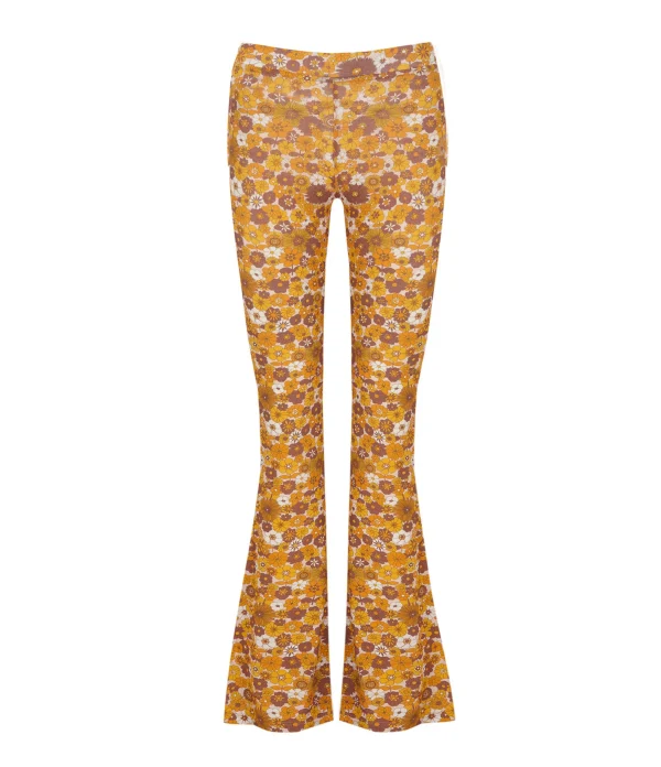 ANTIK BATIK Pantalon Martina Imprimé Jaune 1