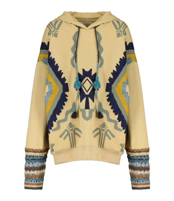 Mes Demoiselles Sweatshirt Hoodie Bahia Coton Beige 1