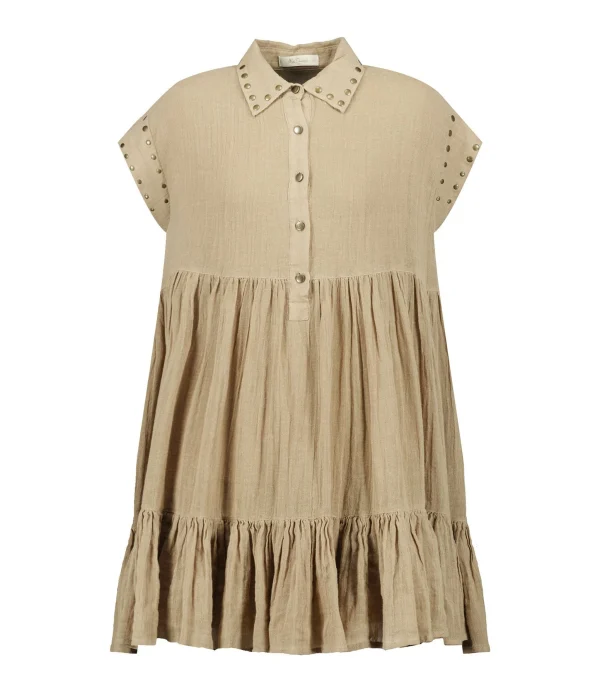 Mes Demoiselles Robe Gamine Lin Sable 1