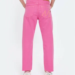 MIRA MIKATI Jean Broderie Coton Rose 22