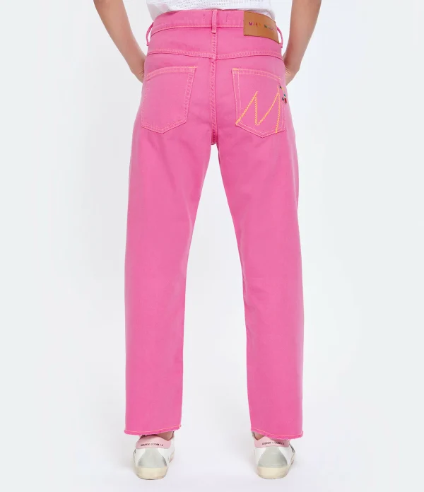 MIRA MIKATI Jean Broderie Coton Rose 8