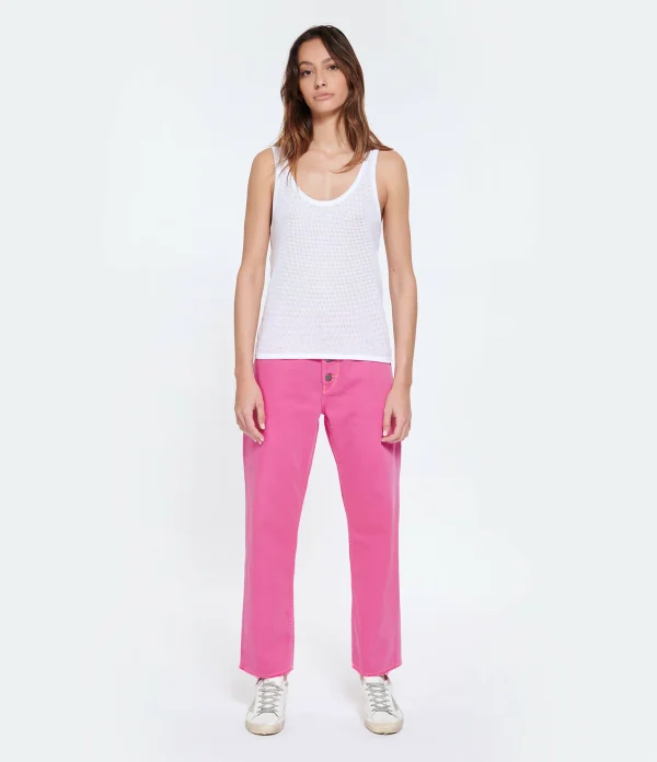 MIRA MIKATI Jean Broderie Coton Rose 6