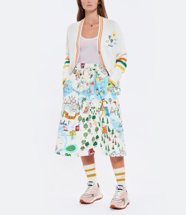 MIRA MIKATI Jupe Coton Multicolore 8