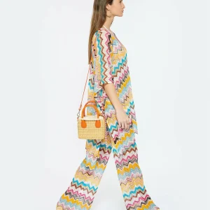 Missoni Pantalon Maille Multicolore 9