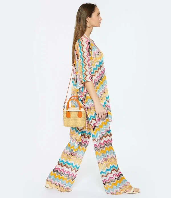 Missoni Pantalon Maille Multicolore 4