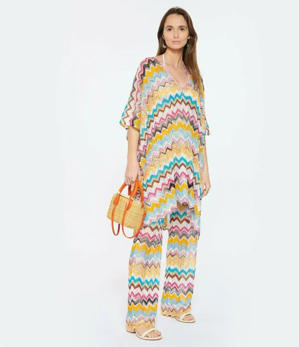 Missoni Pantalon Maille Multicolore 3